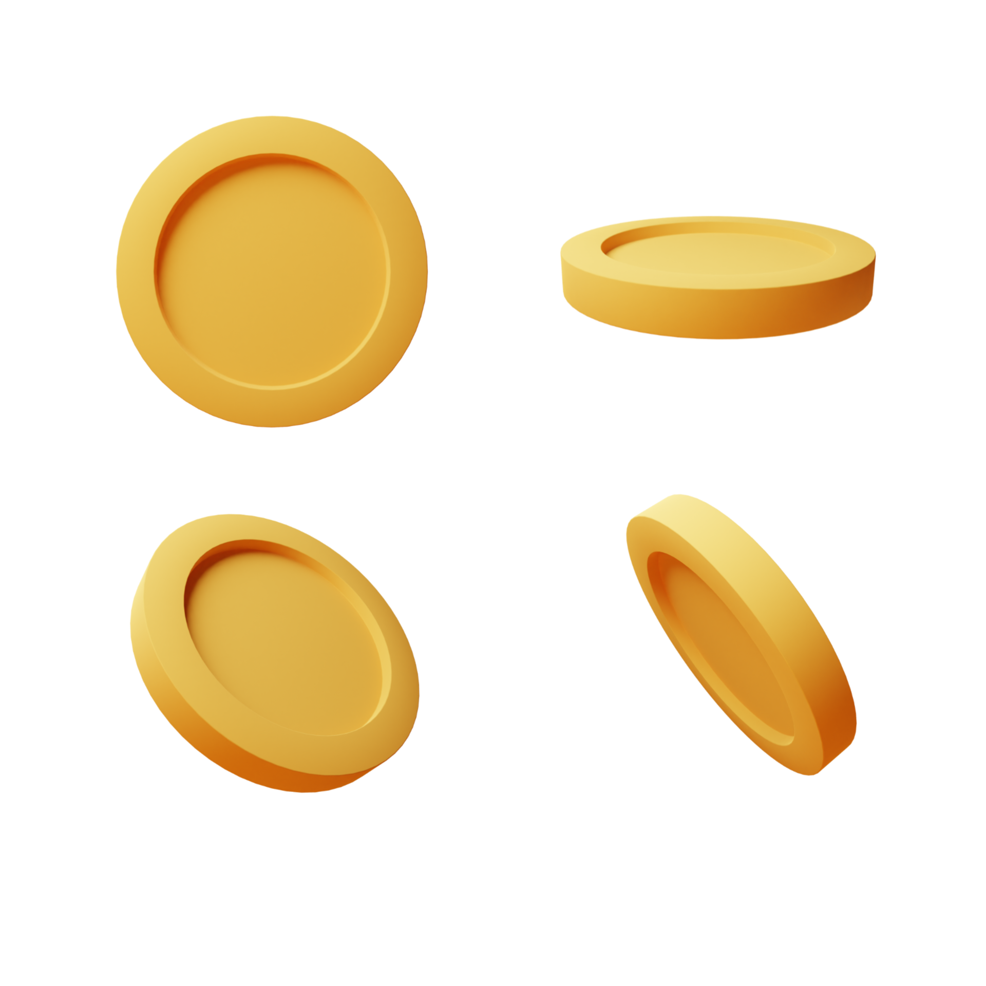 Cartoon Icon, Coin surrounded villain, gold Coin, 3d png | PNGEgg