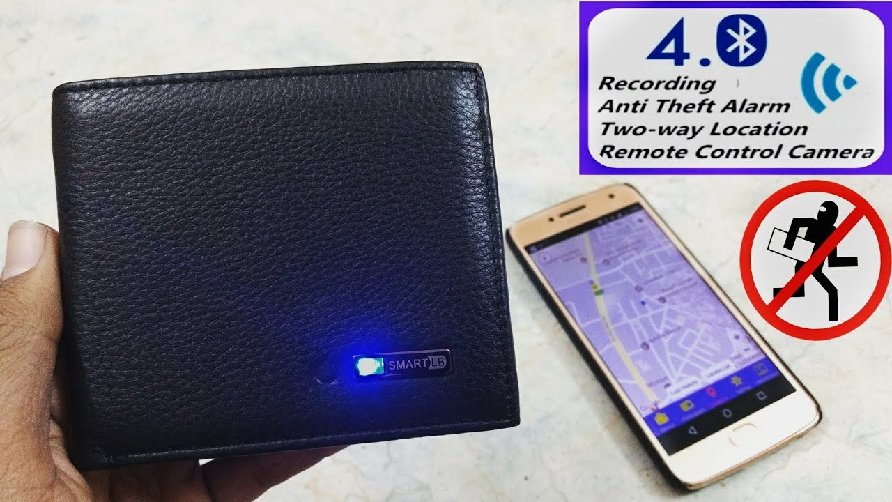 Smart Wallet For Men | Anti Theft Wallet With GPS Tracker