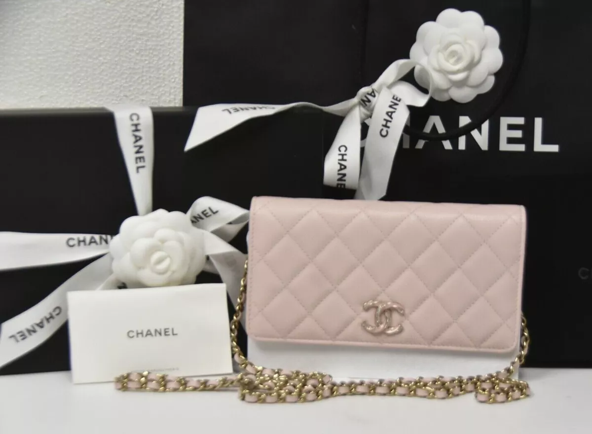 Chanel Boy Wallet on Chain WOC in Black Caviar AGHW – Brands Lover