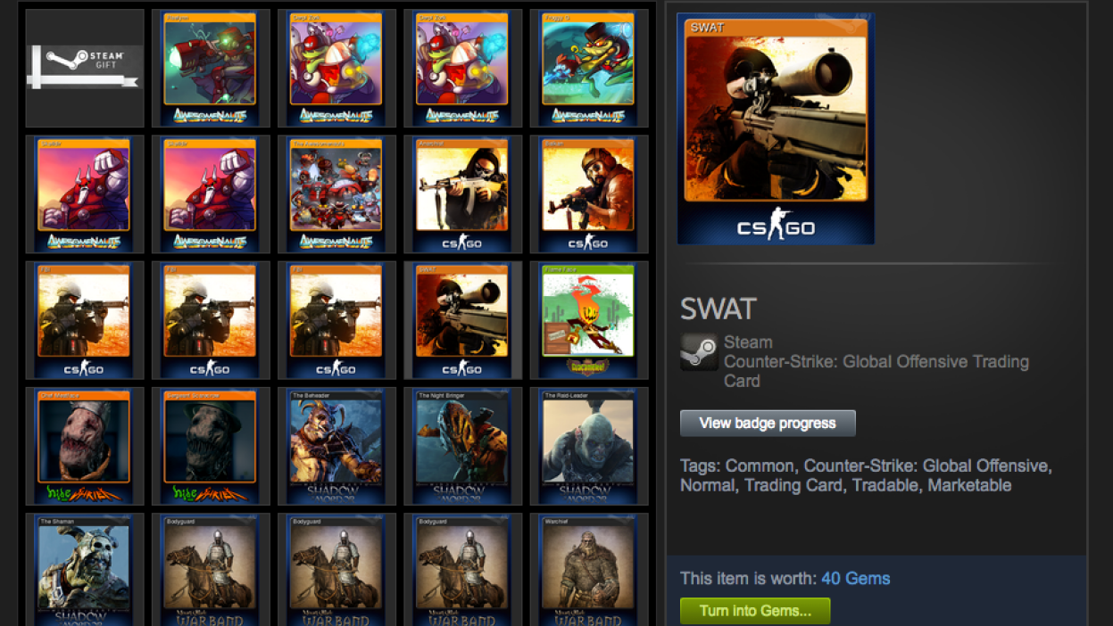 Cheapest Steam Trading Cards