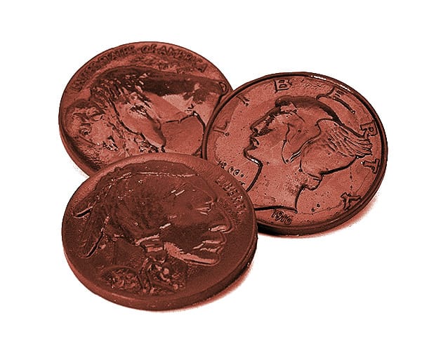 Large Coins Chocolate Mold – Frans Cake and Candy