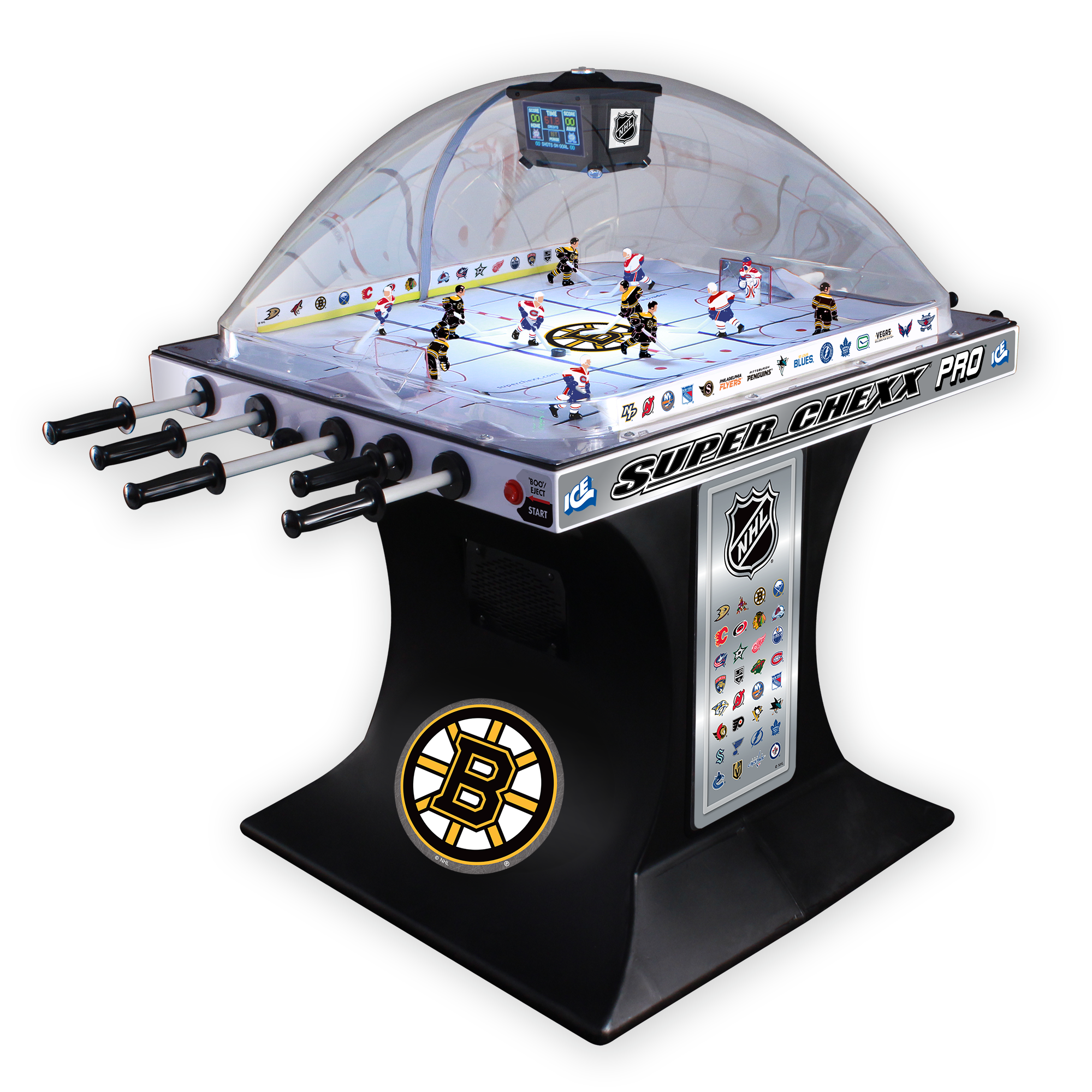 Buy NHL Licensed Super Chexx Pro Bubble Hockey - Choose Your Teams! Online at $