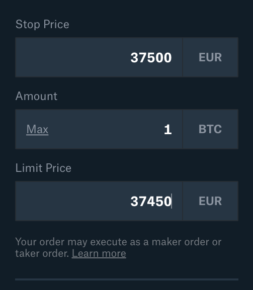 How to Place a Stop Loss Order on Coinbase Pro | Reinis Fischer