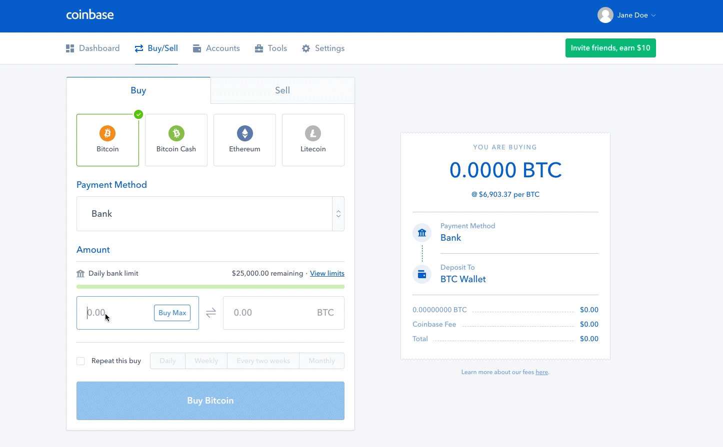 Min send money amount - Sign in With Coinbase - Coinbase Cloud Forum