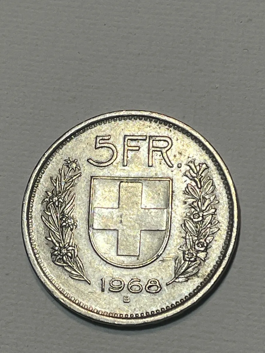 5 FR SWISS Francs B Confoederatio HELVETICA Collectable Circulated Coin £ - PicClick UK