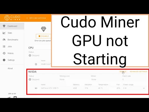 I have installed the Cudo Miner Windows app but my GPU is not detected? - Windows - Cudo Miner