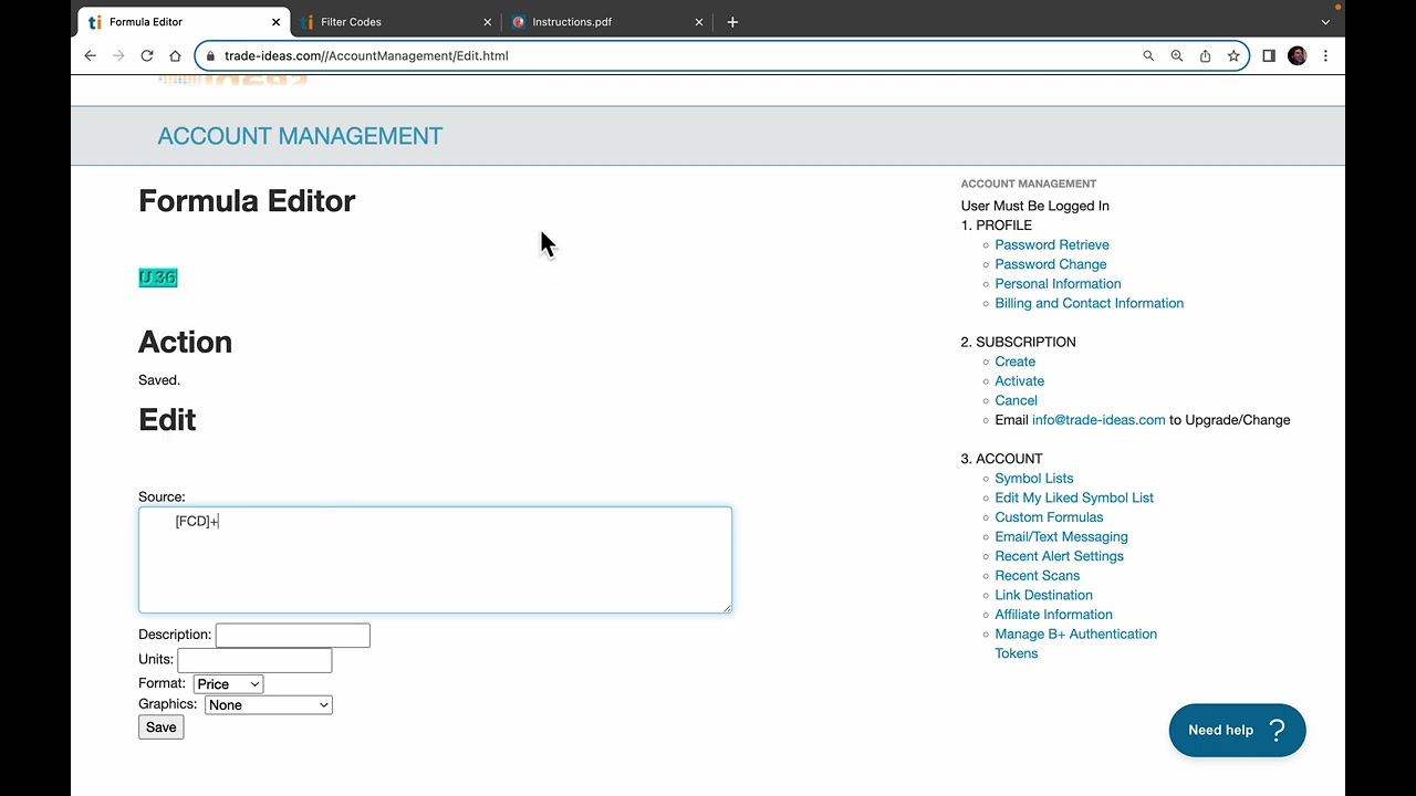 How to use Filters or Custom Formulas for Exit Orders - Trade Ideas User Guide