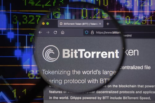 BitTorrent's BTT Doubles as Justin Sun's Tron, on Which the Token Is Issued, Hits M Users