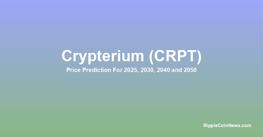 Crypterium (CRPT) Price Prediction - 