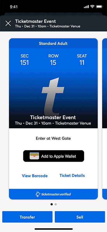 Ticket Wallet (New Mobile App)