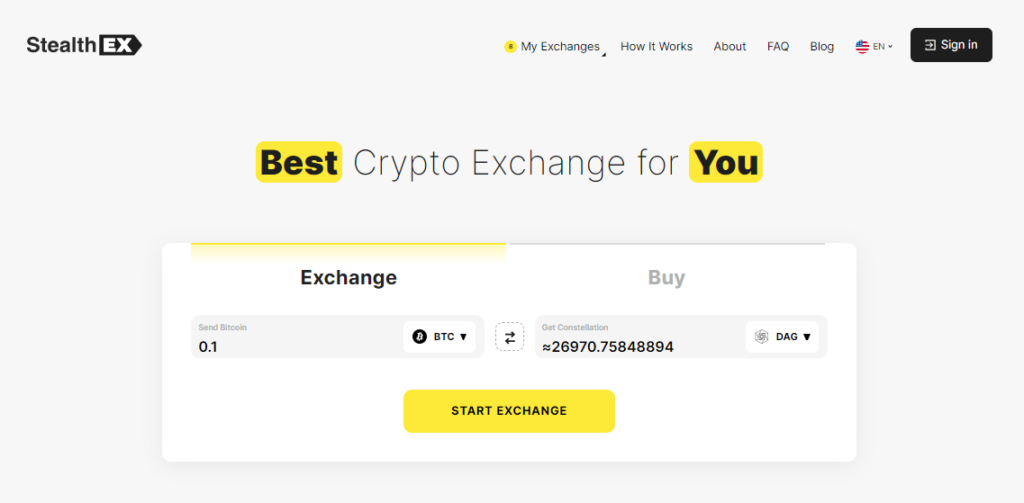 DAG to BTC Exchange | Convert Constellation to Bitcoin on SimpleSwap