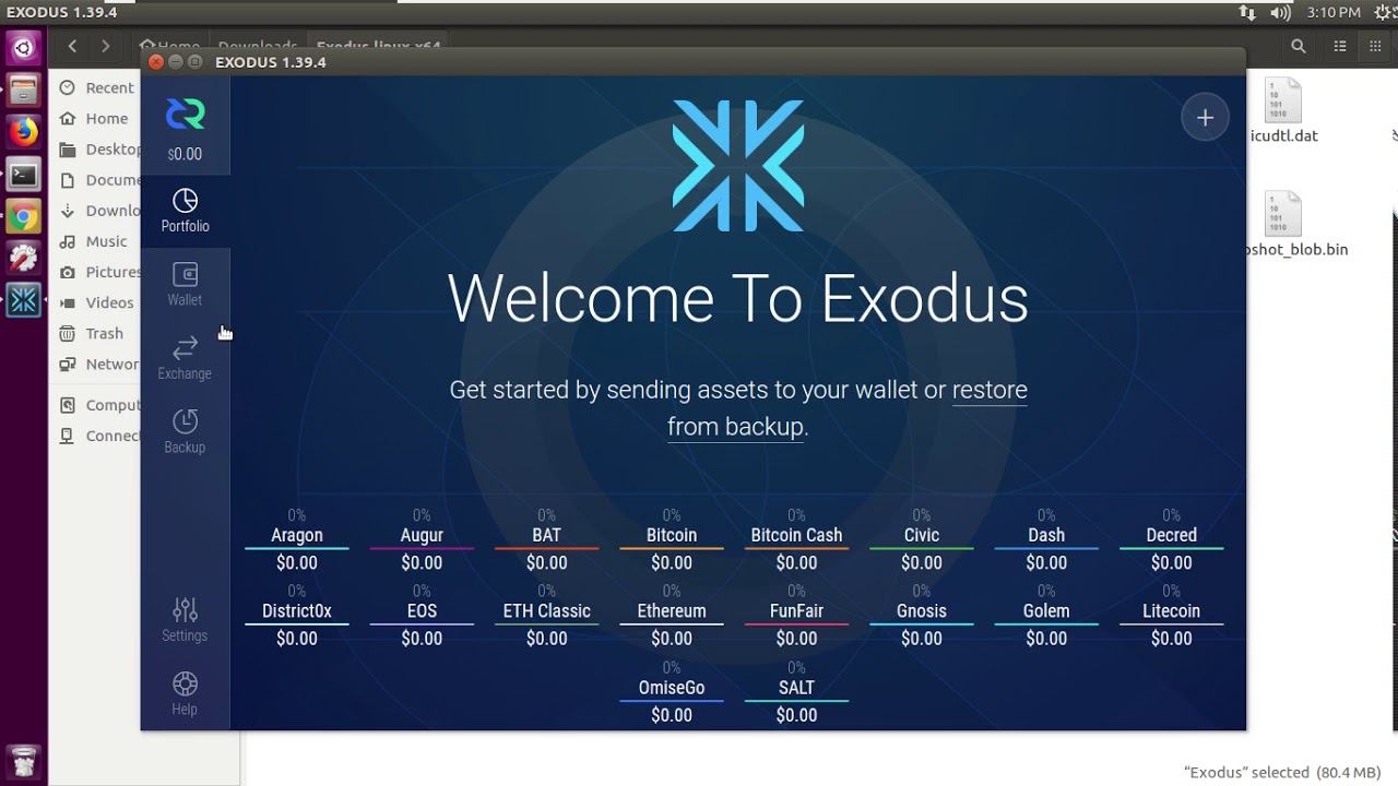 Install Exodus on Linux | Flathub