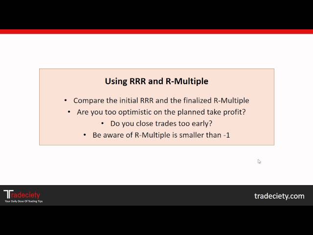 R And R-Multiples | TraderLion