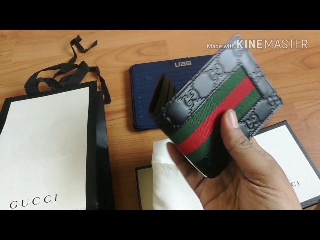 Gucci Black 'Gucci Signature' Coin Wallet – BlackSkinny