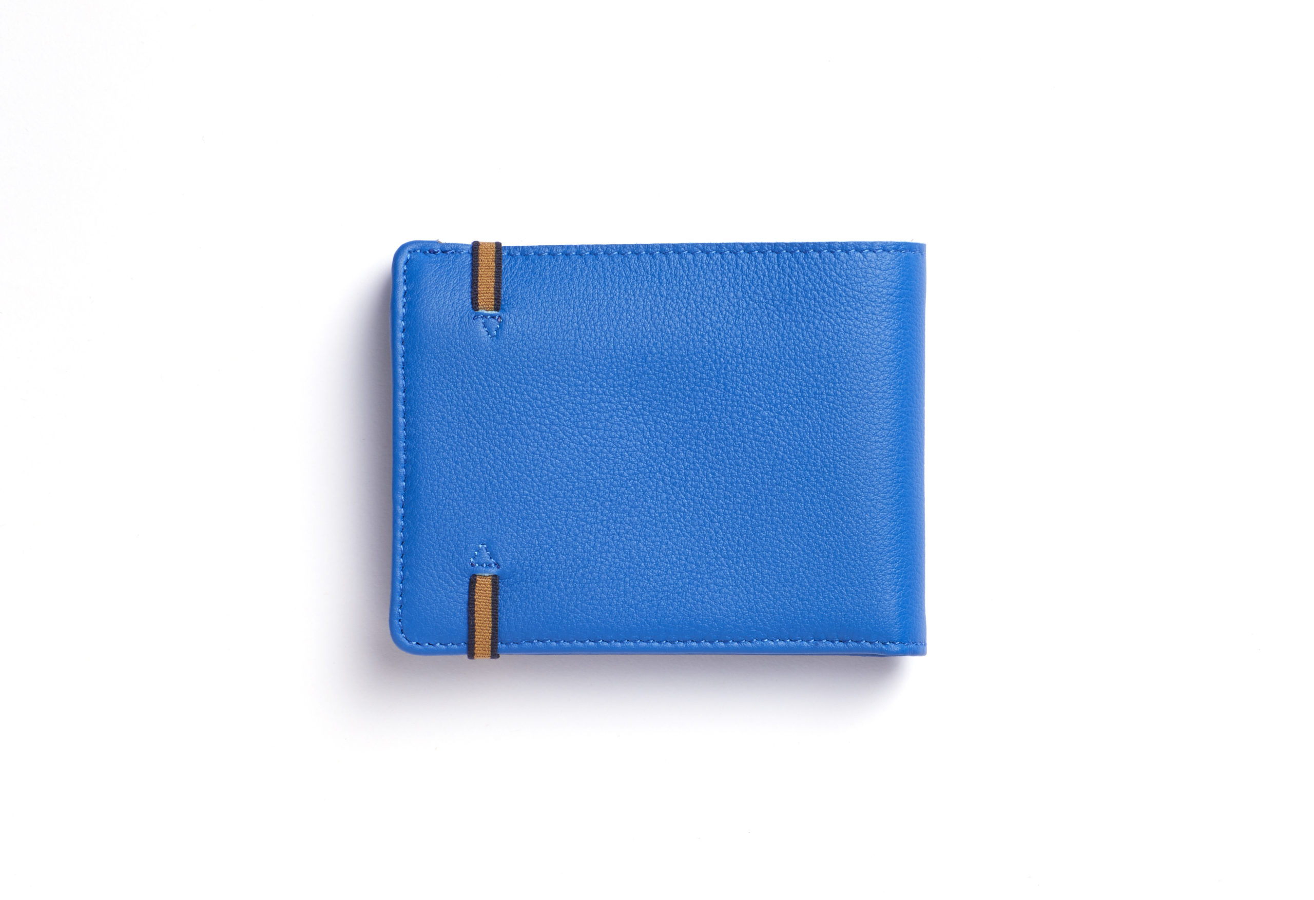 Light Blue Minimalist Wallet With Coin Pocket by Carré Royal