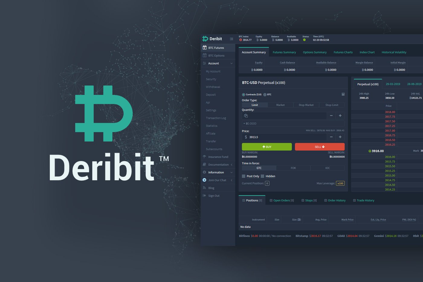 Deribit - Crypto Options and Futures Exchange for Bitcoin, Ethereum, Solana and more.