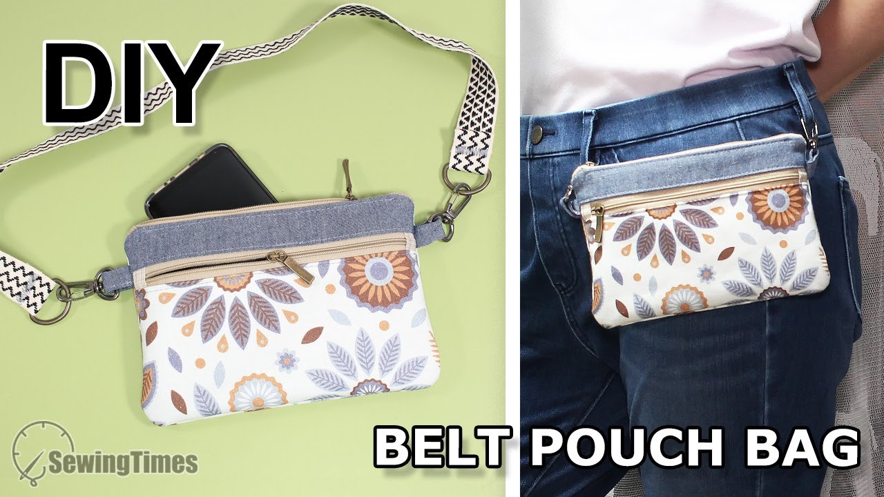 DIY Running Belt And Travel Belt - FREE Pattern & Tutorial | So Sew Easy