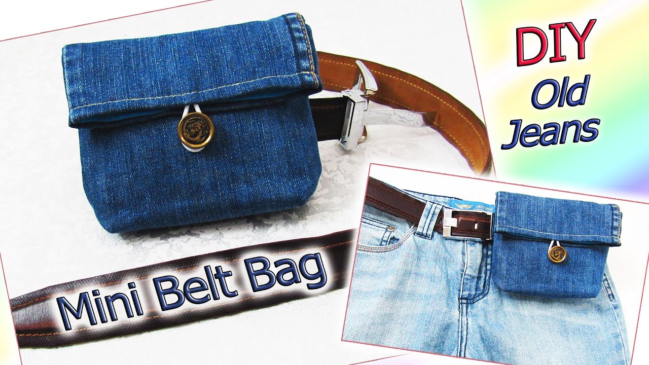 DIY BELT POUCH BAG [sewingtimes] | Diy belt pouches, Pouch bag, Belt pouch