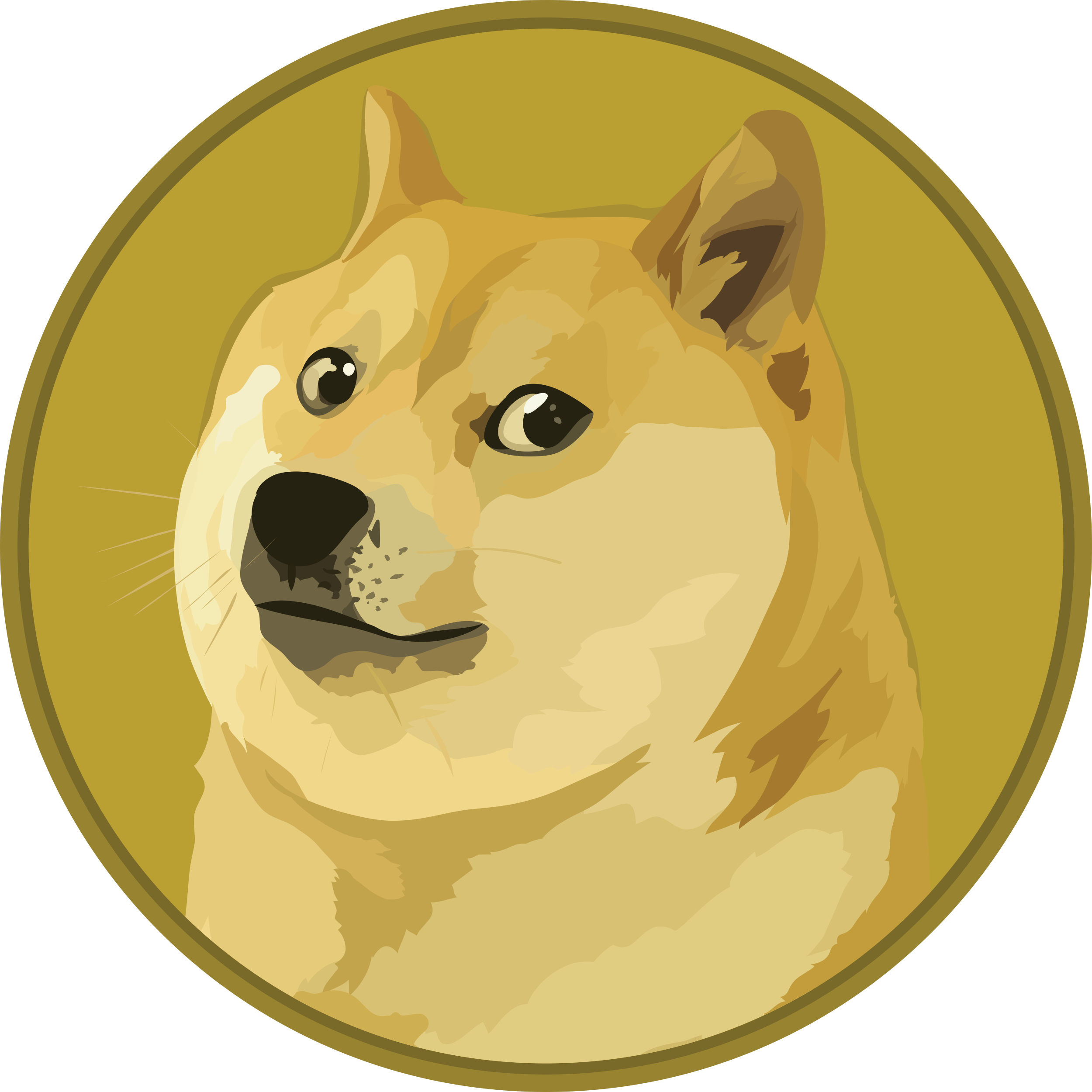 DOGECOIN (DOGE) Logo PNG Vector (SVG) Free Download