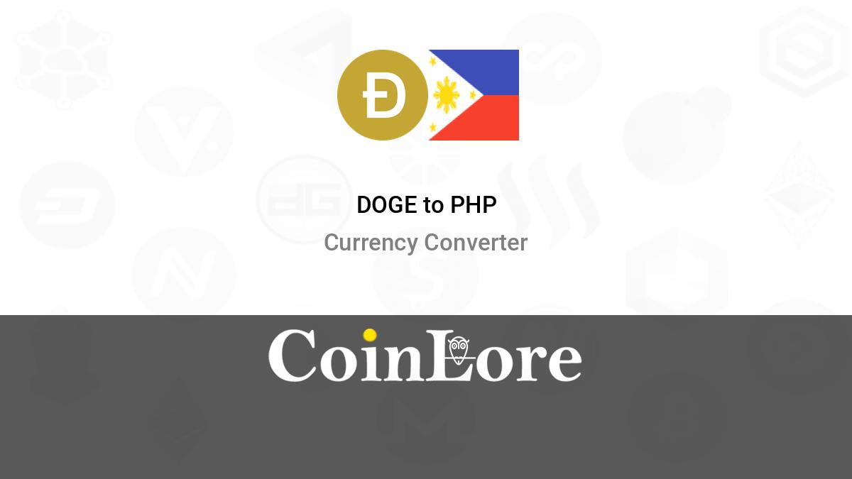 Convert DogeCoin to PHP | DogeCoin price in Philippine Pesos | Revolut Australia