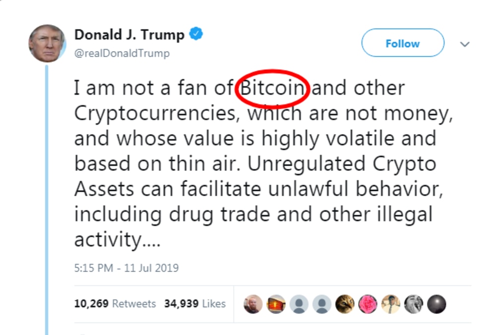 Donald Trump's Twitter Account Spoofed for Crypto Scams | Fortune