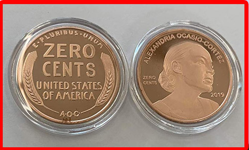 Joe Biden Zero Cents Novelty Penny Coin 40mm x 3mm MAGA – official-republican-store