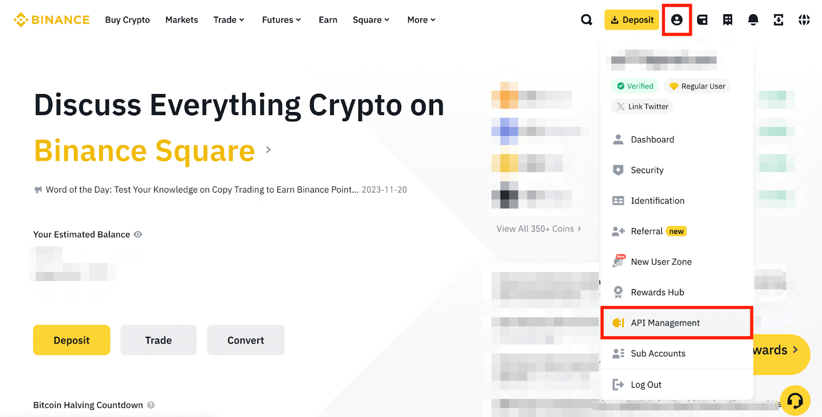 Binance: How to create an API? (Mobile App)