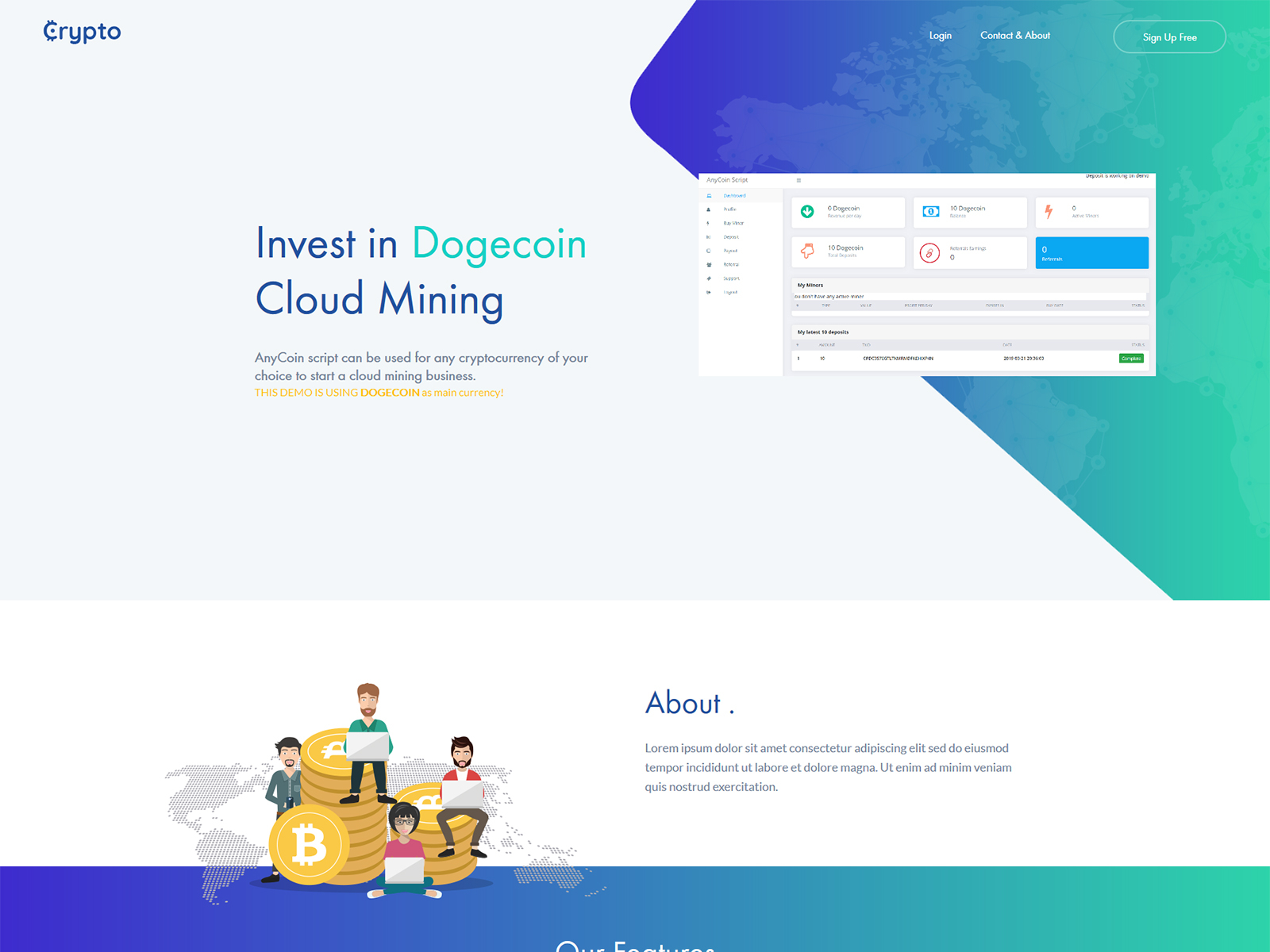 Bitcoin Mining Script | Cloud Mining Software