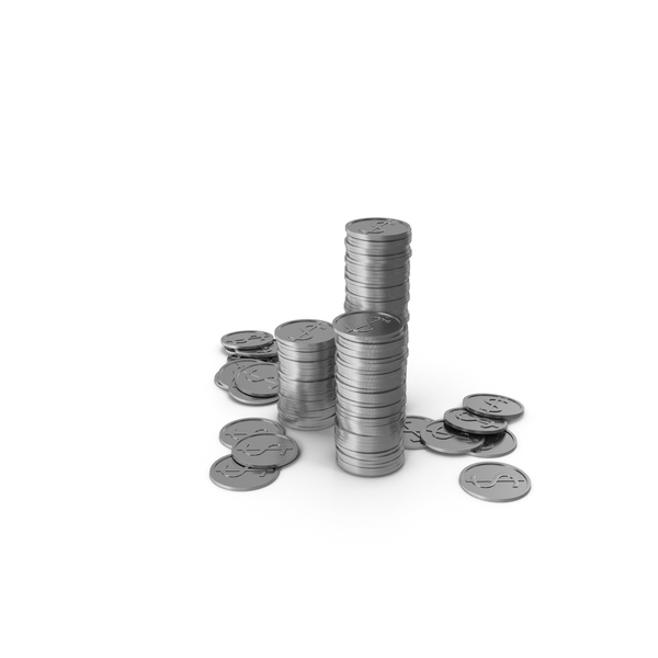 Silver Coin Stack - Сток картинки - iStock