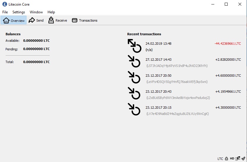 Retrieving LTC on Core wallet using .DAT - Technical Support - LitecoinTalk Forum