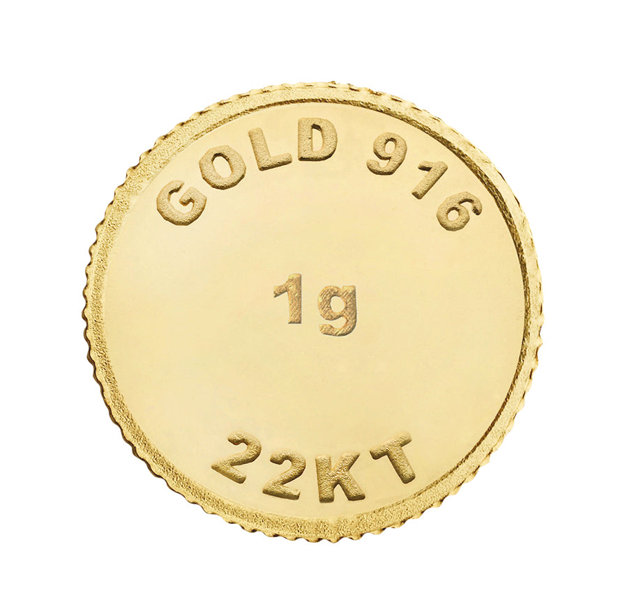 1 gm Gold Coin - TBZ & Sons