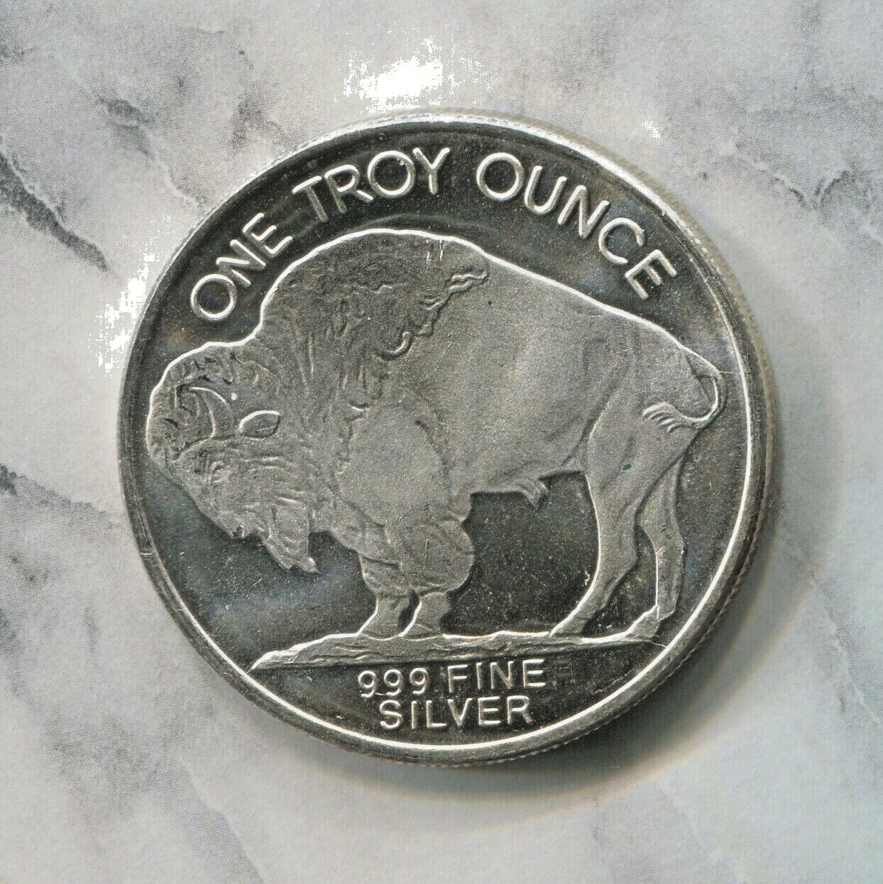 bitcoinhelp.fun: 1 oz Buffalo Authentic Silver Round : Collectibles & Fine Art