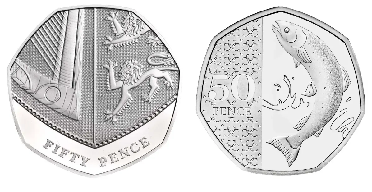 'Rare' 50p coin sells for £ on eBay with more in circulation