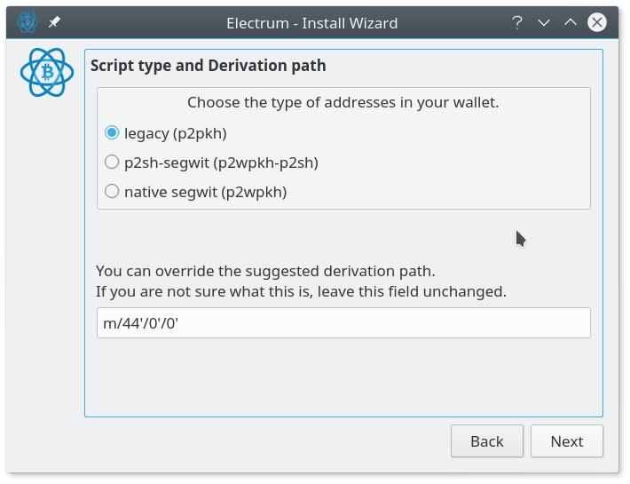 Restoring your standard wallet from seed – Bitcoin Electrum