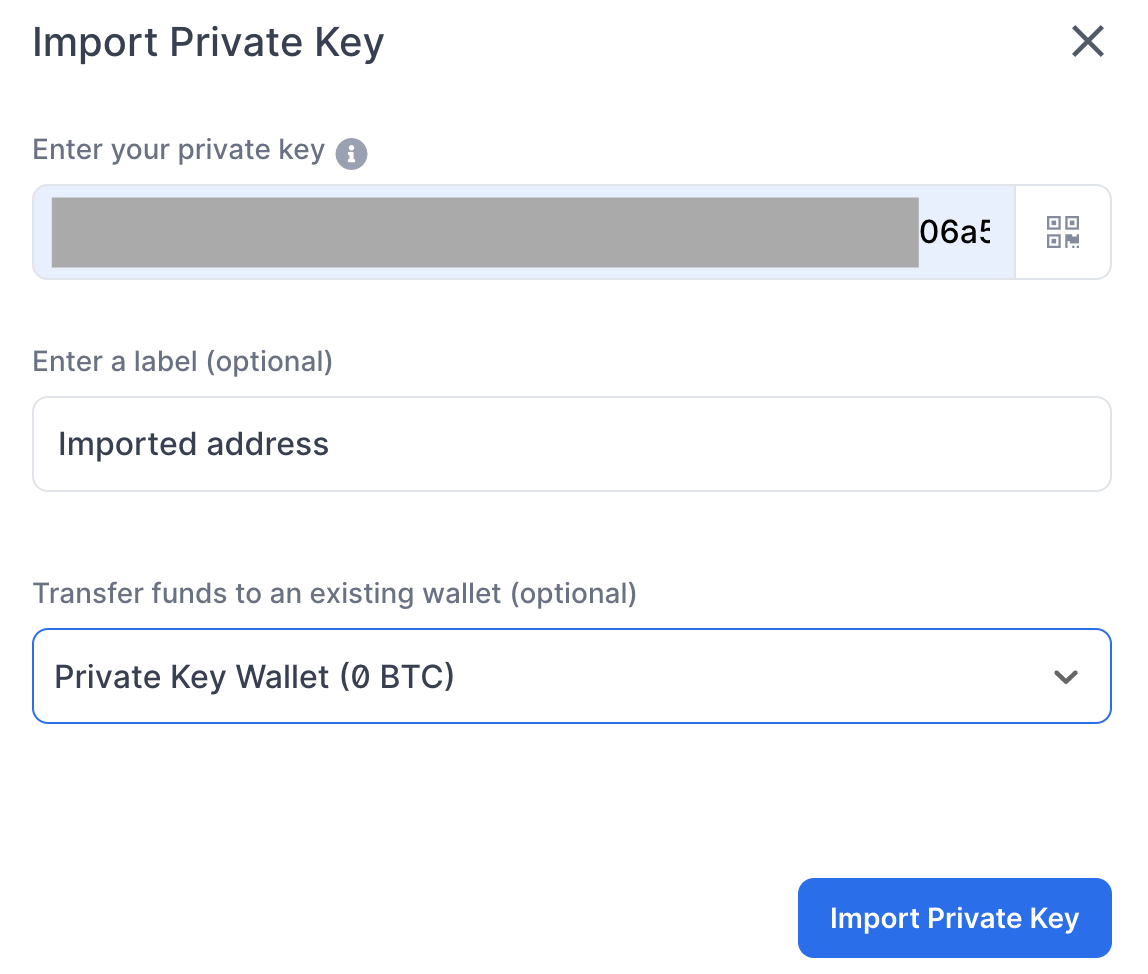 CoinTracking · Bitcoin Address and Wallet Import