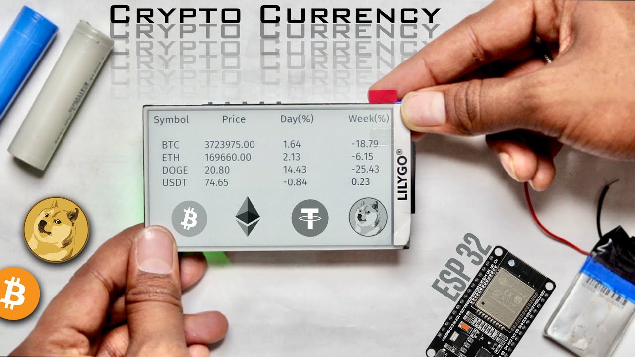 Crypto Market Pool - Crypto prices in MicroPython on an ESP32 board