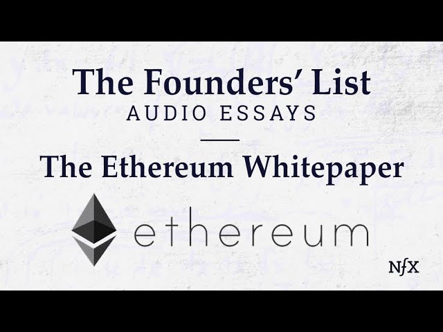 Ethereum Whitepaper | bitcoinhelp.fun