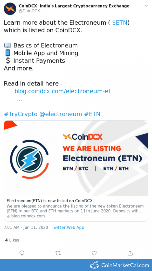 List of Electroneum (ETN) Exchanges to Buy, Sell & Trade - CryptoGround