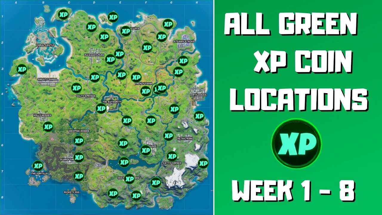 Fortnite: Where To Find All Week 15 XP Coins