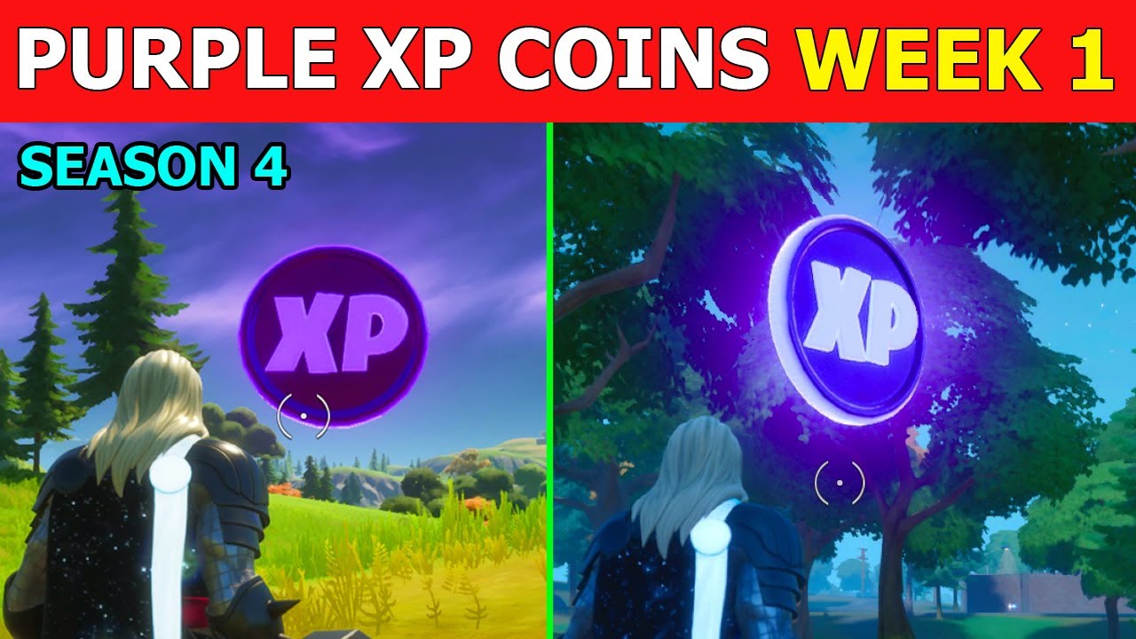 All Fortnite Season 4 Week 1 XP Coin Locations