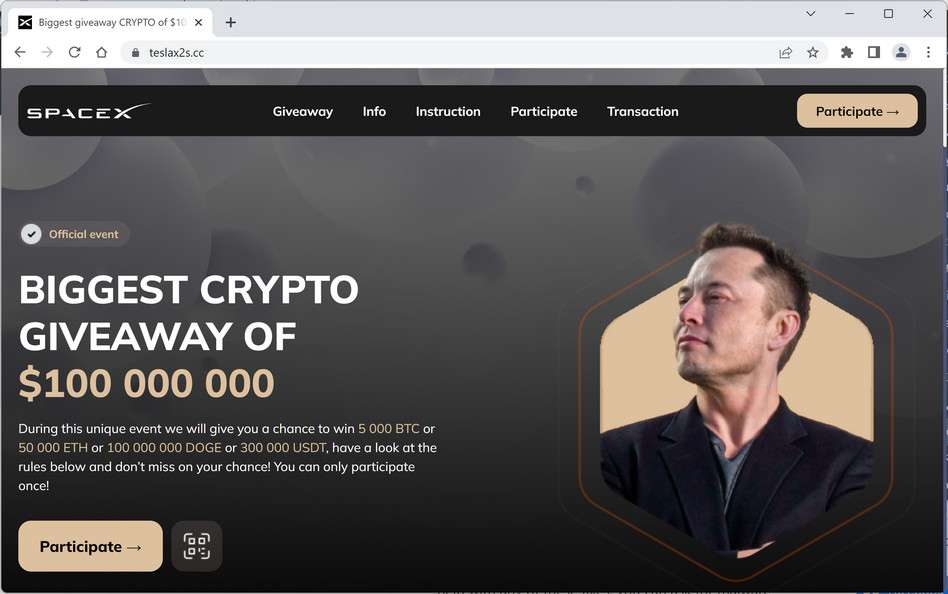 Biggest Crypto Giveaway Scam Removal