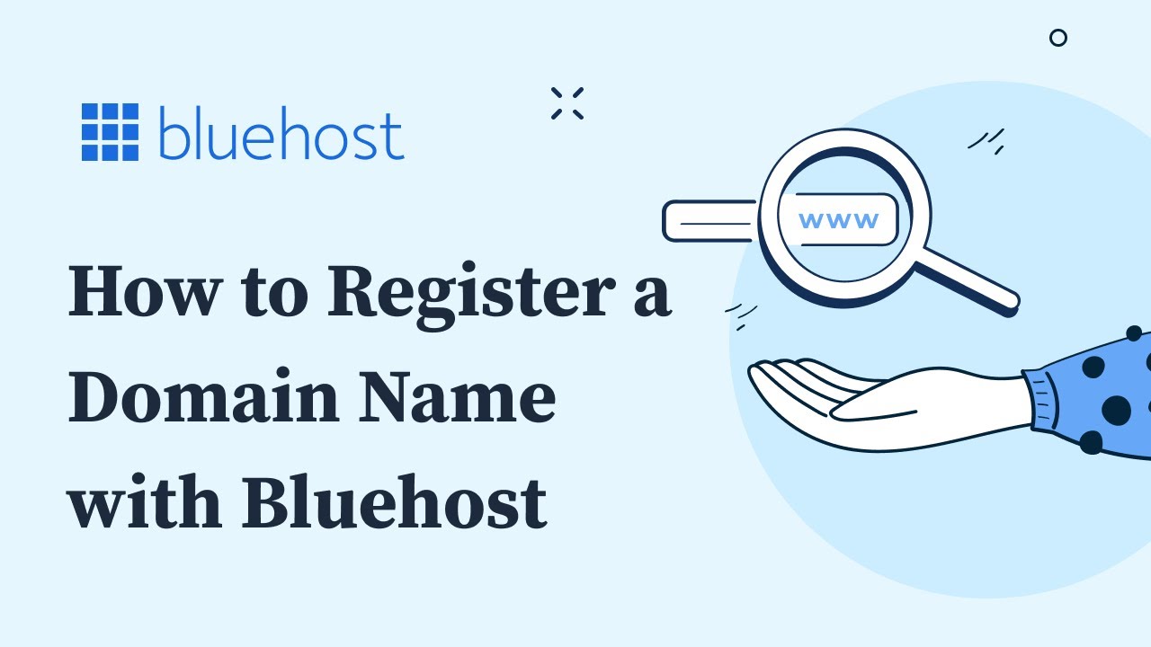 How to Purchase a Domain Name and Hosting With Bluehost?
