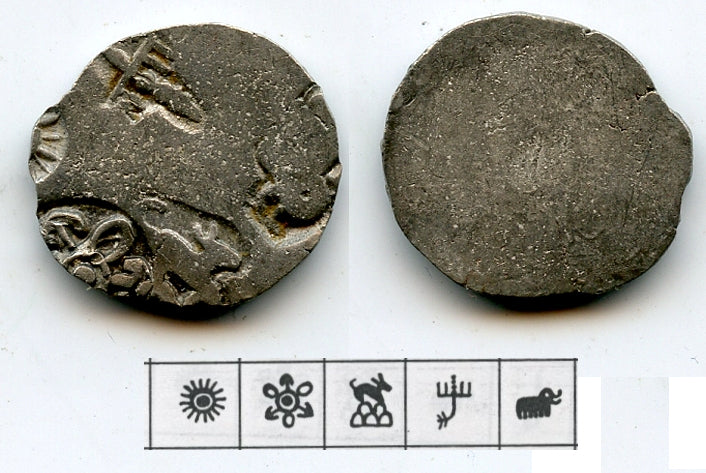 [Solved] Punch marked coins were mostly made of: