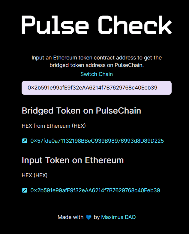 PulseChain Explorer