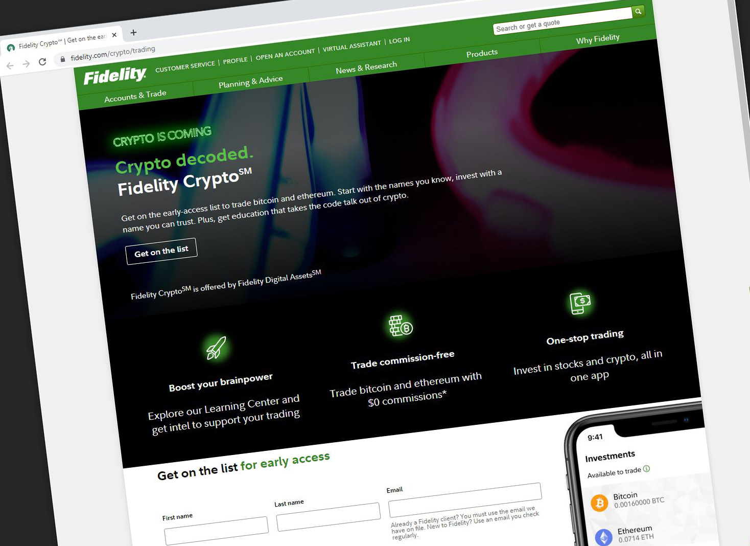 How to Buy Crypto with Fidelity