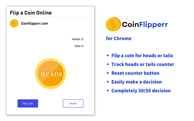 Coin Fip Game for Free | Heads or Tails Generator Online