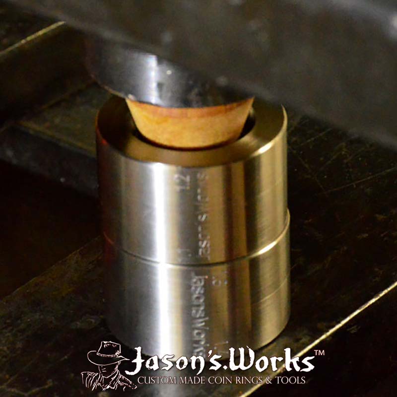 How Coin Rings Are Made | High quality coin rings made from real silver coins.