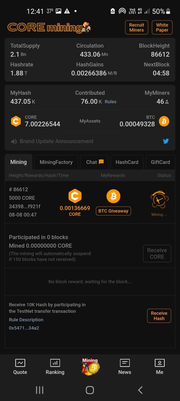 Bitcoin Miner - Earn Satoshi & Free BTC Mining for Android - Download the APK from Uptodown