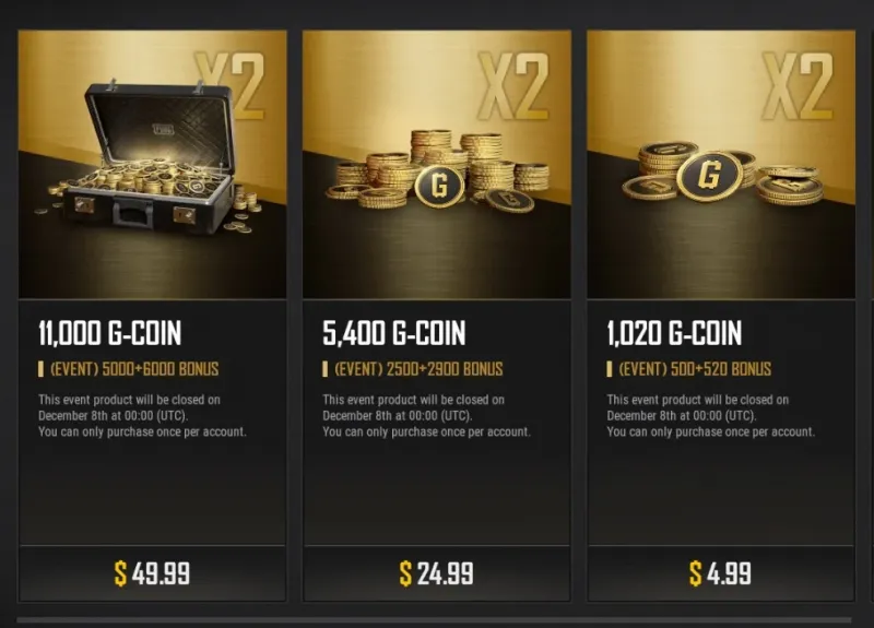 Got a pack on pubg and it never gave me the g coin - Microsoft Community