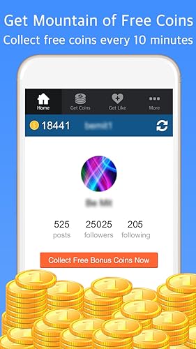 Lucky Draw - Win Coins to Get Unlimited Free Ins Followers!